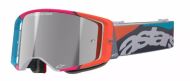 Motocross goggles ALPINESTARS SUPERTECH STREAM GRAY/MULTI MIRROR-SILVER