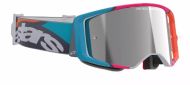 Motocross goggles ALPINESTARS SUPERTECH STREAM GRAY/MULTI MIRROR-SILVER