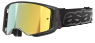 Motocross goggles ALPINESTARS SUPERTECH VISTA BLACK MIRROR-GOLD