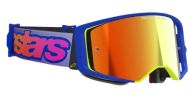Motocross Goggles ALPINESTARS SUPERTECH VISTA BLUE/YLW/PUR MIRROR-RED