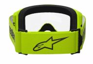Motocross goggles ALPINESTARS VISION 3 WORDMARK YLW CLEAR