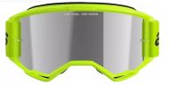 Motocross goggles ALPINESTARS VISION 3 WORDMARK YLW FLUO MIRROR-SIL