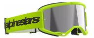 Motocross goggles ALPINESTARS VISION 3 WORDMARK YLW FLUO MIRROR-SIL
