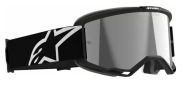 Motocross Goggles ALPINESTARS VISION 5 CORP BLK MIRROR-SIL