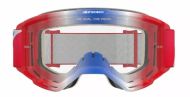 Motocross Goggles ALPINESTARS VISION 5 CORP RED/WT/BL CLEAR