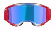 Motocross goggles ALPINESTARS VISION 5 CORP RED/WT/BL MIRROR-BLUE