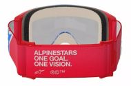 Motocross goggles ALPINESTARS VISION 5 CORP RED/WT/BL MIRROR-BLUE
