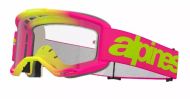 Motocross Goggles ALPINESTARS VISION 5 WORDMARK PINK/YLW CLEAR