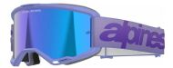 Motocross goggles ALPINESTARS VISION 5 WORDMARK PRPL MIRROR-BL