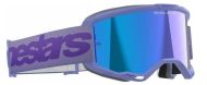 Motocross goggles ALPINESTARS VISION 5 WORDMARK PRPL MIRROR-BL