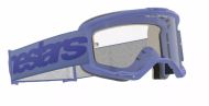 Motocross Goggles ALPINESTARS VISION 5 WORDMARK PURPLE CLEAR