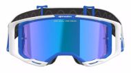 Motocross Goggles ALPINESTARS VISION 8 CORP BL/WT MIRROR-BLUE
