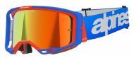 Motocross Goggles ALPINESTARS VISION 8 WORDMARK BL/ORG MIRROR-RED