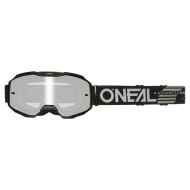 Motocross goggles O'NEAL B-10 SOLID BLACK - SILVER MIRROR V.24