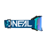 Motocross Goggles O'NEAL B-33 HEXA BLUE - RADIUM BLUE