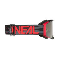 Motocross goggles O'NEAL B-33 ICTUS BLACK/RED - GRAY