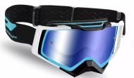 Motocross Goggles PROGRIP 3309 RAPID BRW/MIR RD