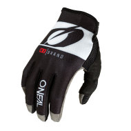 Motocross Gloves O'NEAL MAYHEM RIDER BLACK/WHITE DS V.25
