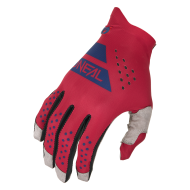 Motocross gloves O'NEAL PIN IT SLIP ON RED/BLUE V.26