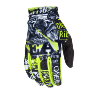 Motocross gloves O'NEAL MATRIX ATTACK BLACK/HI-VIZ