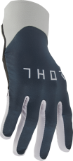 Γάντια Motocross THOR AGILE SOLID MIDNIGHT/ΓΚΡΙ