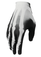 Γάντια μοτοκρός THOR SPORTMODE X-RAY ΜΑΥΡΑ/ΛΕΥΚΑ