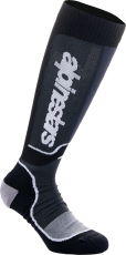 ALPINESTARS MX PLUS Motocross Socks BLACK/WHT