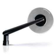 Motorcycle mirrors BARRACUDA SKIN-S B-LUX SILVER