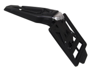 Suport pentru plăcuță de înmatriculare stradală RACETECH Integra cu lumină LED 30º și stop spate