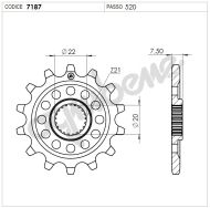 Предно зъбчато колело (пиньон) TROFEO 367187Z14