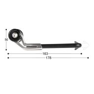 Safety lever BARRACUDA LEVER PRO-TECT B-LUX RED