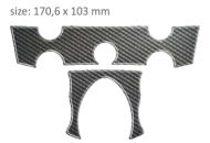 Προστατευτικό για 3 επιβάτες PPSY2P/PR3138 YAMAHA FZ6/FZ6S 2007-2014.