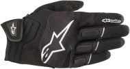 ALPINESTARS ATOM BLACK/WHITE GLOVES