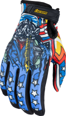 Gloves ICON Hooligan™ Flyboy CE BL