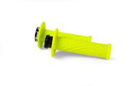 Mânere RACETECH R20 Lock On Grips Wave Galben Neon