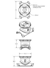 QUAD LOCK Bike Handlebar/Stem Mount mounting system