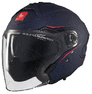 Скутер каска MT COSMO SV SOLID A7 MATT BLUE