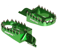 RFX Pro Footrests (Green) - KXF250 06-14 KXF450 07-14