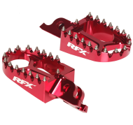 RFX Pro Footrests (Red) - CR 125R/250R 02-07 / CRF 150R / CRF 250R 04-26 / CRF 450R 02-26