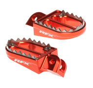 RFX Pro Series 2 Footrests (Orange) - KTM SX 85-105