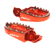 RFX Pro Series 2 Footrests - Orange KTM EXC/XC/SX 125-450 16-23