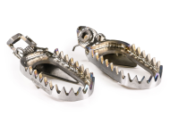 Steps RFX Pro Series Anti-Mud Footrests - Titanium GASGAS/HUSQ/KTM 24-25