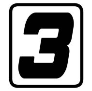 BARRACUDA NUMBER STICKER - 3