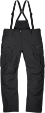 Textile motorcycle pants ICON STORMHAWK WP OVERPANT - BLACK