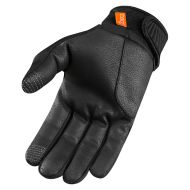 Textile motorcycle gloves ICON ANTHEM 2 - BLACK