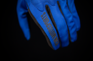 Textile motorcycle gloves ICON ANTHEM 2 - BLUE
