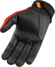Textile motorcycle gloves ICON ANTHEM 2 - RED