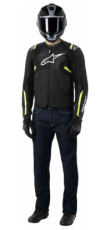 ALPINESTARS T-SPS AIR V2 Textile Motorcycle Jacket BLK/YEL