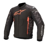 TEXTILE MOTORCYCLE JACKET ALPINESTARS T-GP PLUS R V3 BLACK/CAMO/FLUO RED