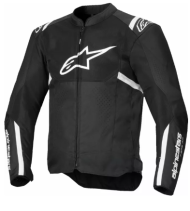 ALPINESTARS T-SPS AIR V2 Textile Motorcycle Jacket BLK/WHT